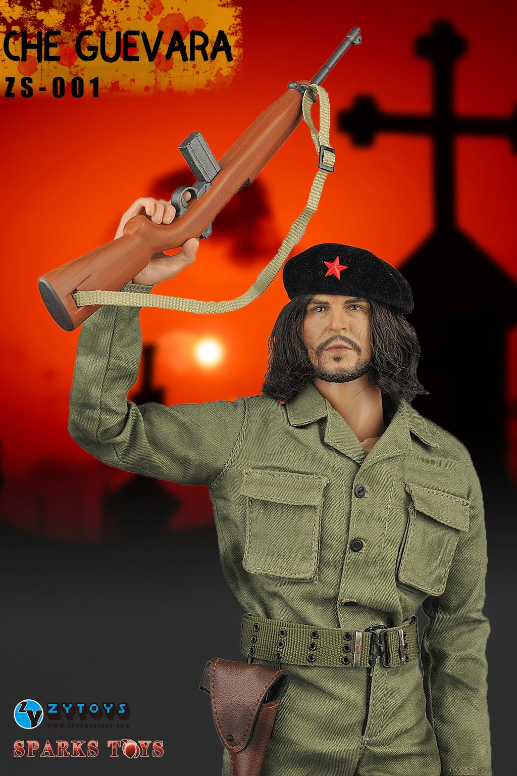 1/6 Scale Che Guevara Set Argentine Cuban Revolution Hero Double Head Male Sculpts Soldier Model Army Collection Action Figure