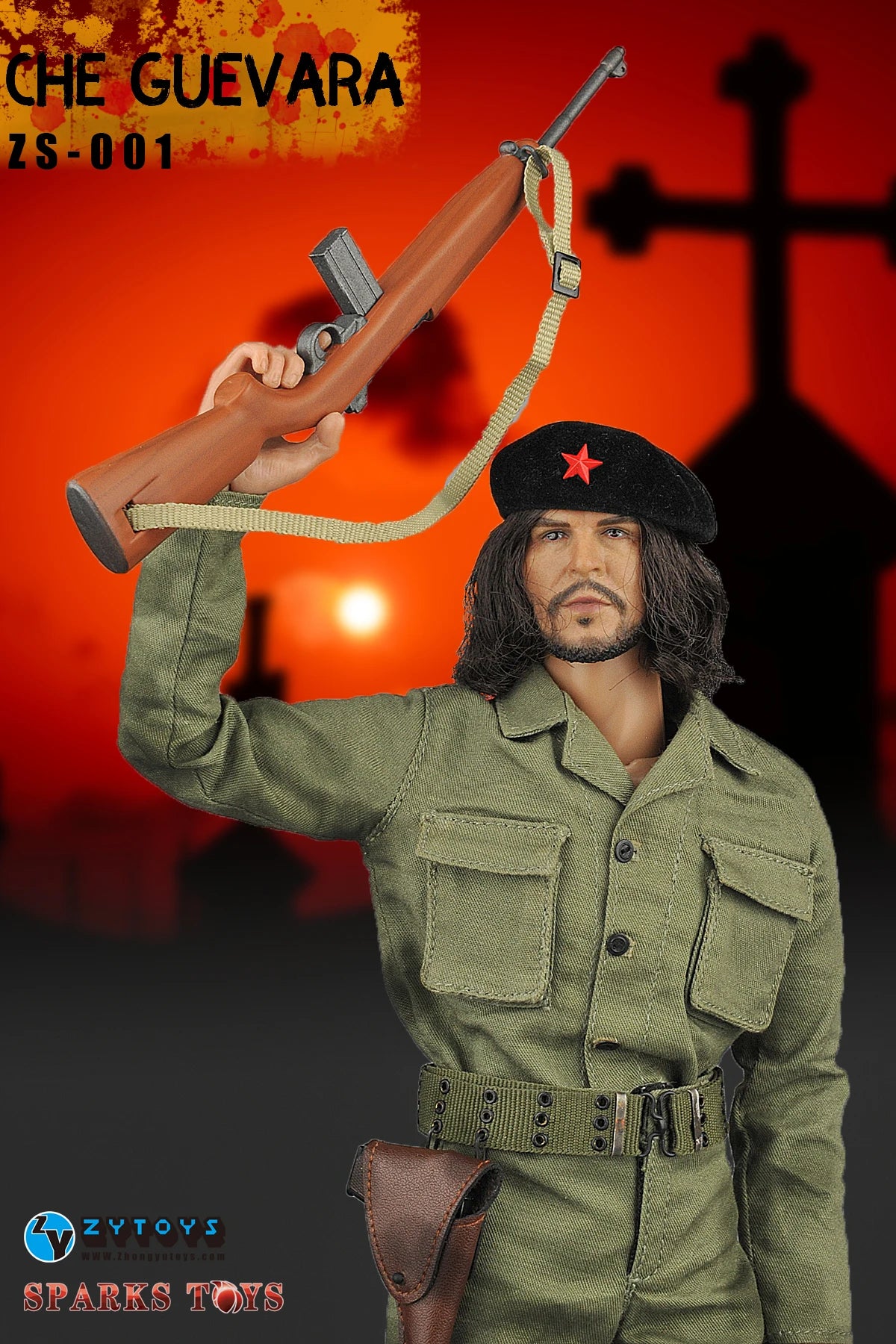 1/6 Scale Che Guevara Set Argentine Cuban Revolution Hero Double Head Male Sculpts Soldier Model Army Collection Action Figure