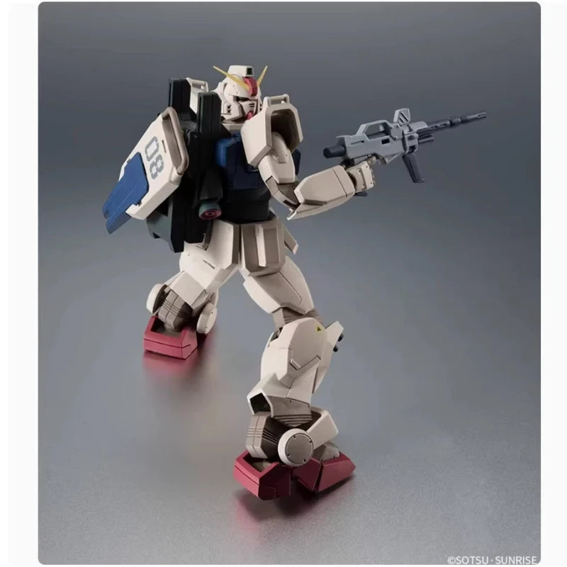 In Stock Bandai Tamashii Web Exclusive Robot Spirit Gundam Ground Type Desert Variant 08th Ms Team Collectible Action Figure Toy