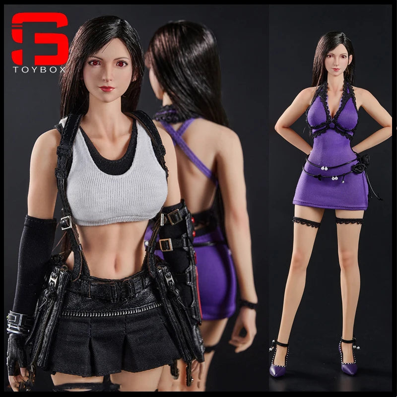 In Stock STAR MAN MS-010 1/6 Tifa Movable Eyes Action Figure 12'' Female Soldier Figurine Full Set Collectible Model Toy