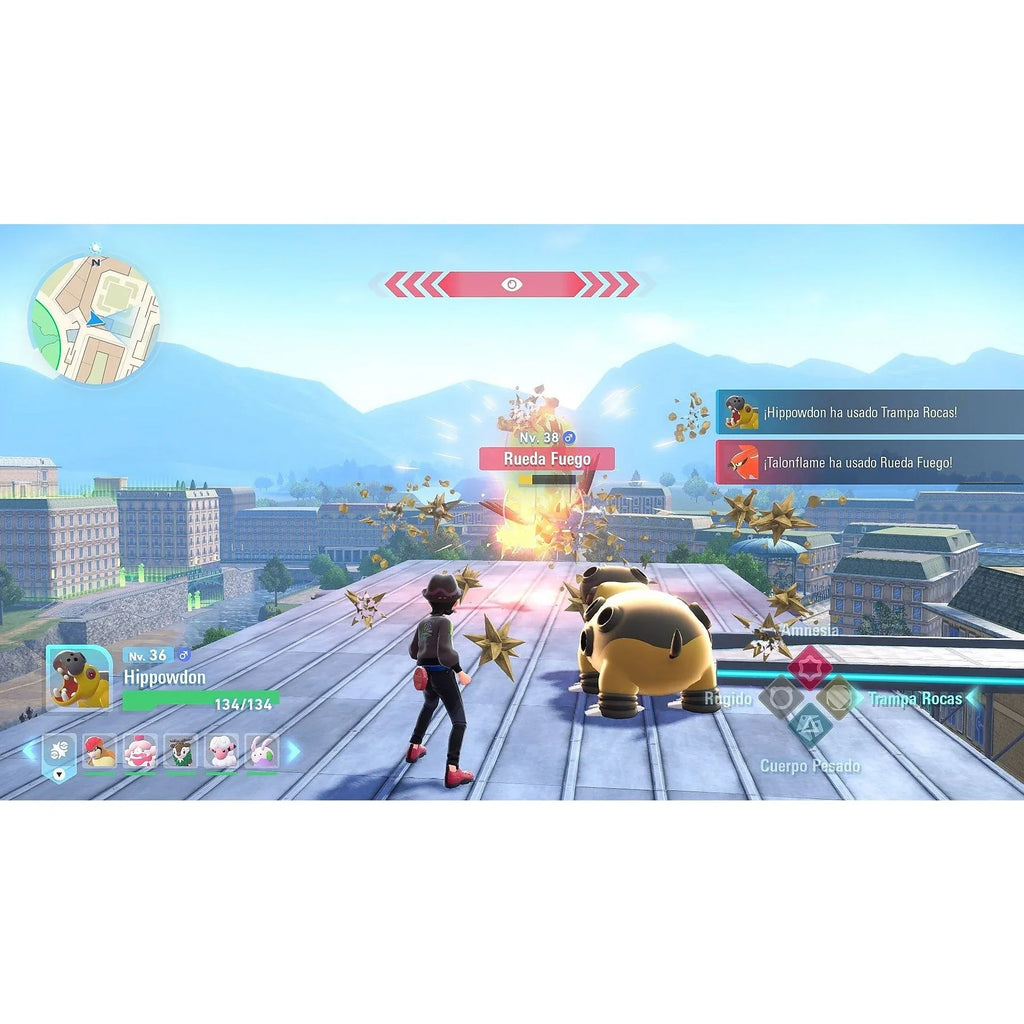 Pokémon Legends Z-A for Nintendo Switch | Open World Adventure in Ciudad Luminalia with Enhanced HD Graphics, featuring real-time battles, mega evolutions, and Pokémon companions like Chikorita, Tepig, or Totodile, availabl