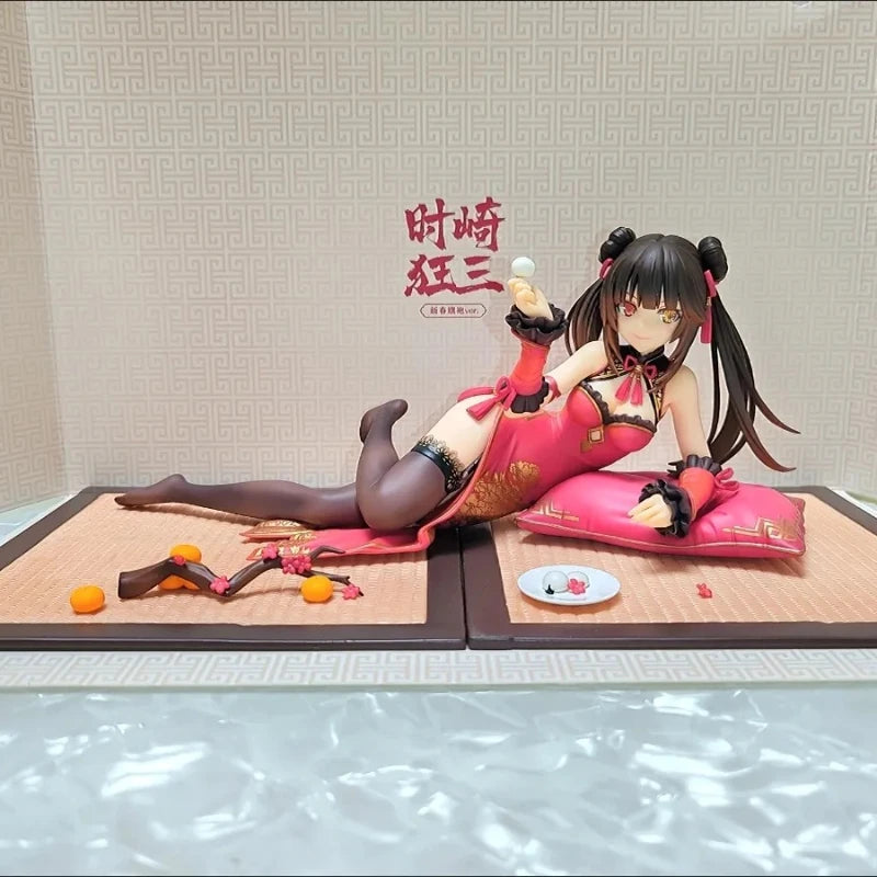 Japanese Comics Figure  APEX DATE A LIVE The Return of Elves Tokisaki Kurumi Chinese New Year Qipao Anime Model Bandai Banpresto
