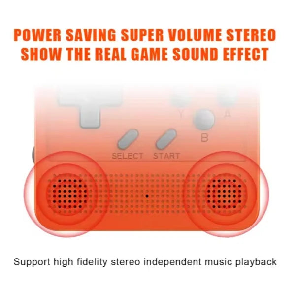 Open Source Handheld Game Console Mini Flip Folding Arcade HD Retro Nostalgic