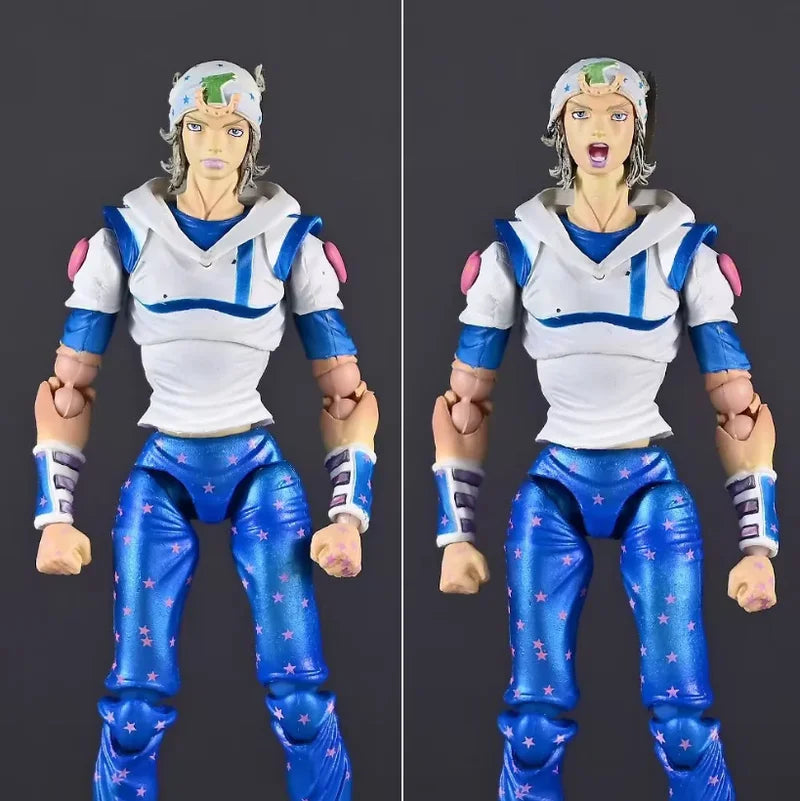 In Stock Medicos Steel Ball Run Jojo'S Bizarre Adventure Johnny Joestar Action Figure Wf Limit 15cm Original Model Toys