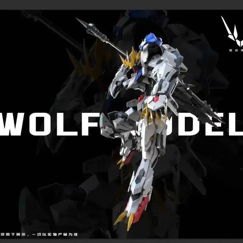 【IN STOCK】Wolf Technology Wolf King Alloy Skeleton 1/100 Barbatos Assembly Model Mecha Assembly Model Kit Action Figure Toy Gift