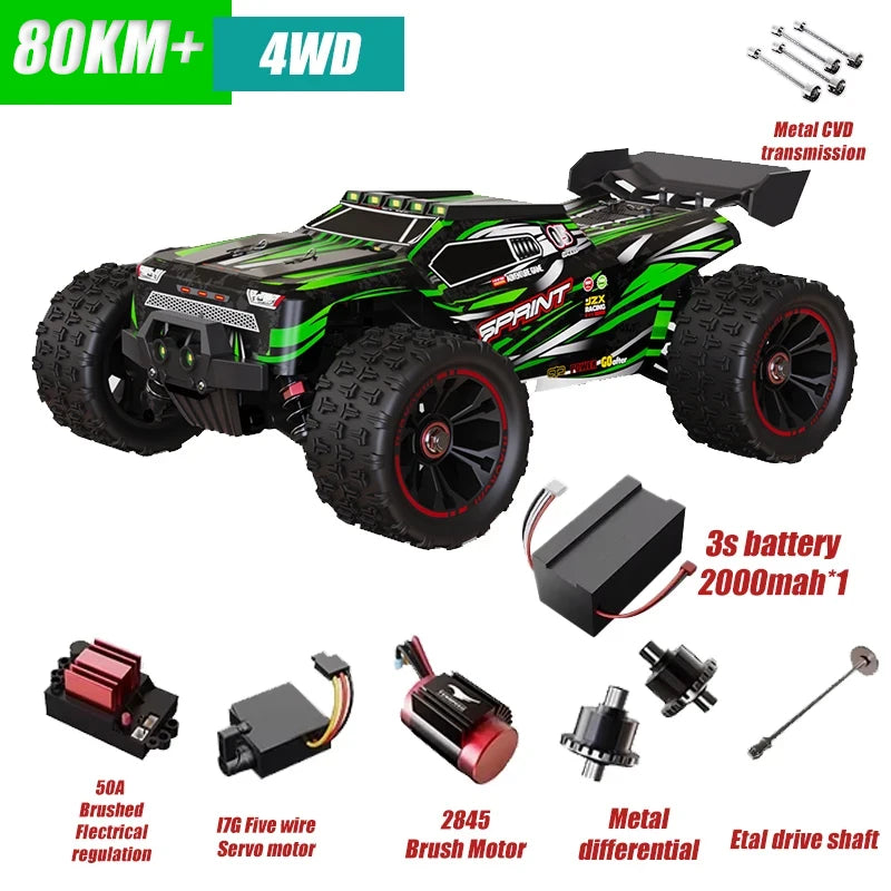 SCY9522PRO 85KM/H High Speed RC Car Brushless 4WD Off-Road Drift Remote Control Car 1:16 Professional Racing Cars SCY9522 50KM/H