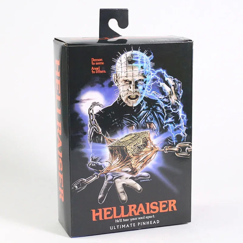 NECA Figure Hellraiser He'll Tear Your Soul Apart Ultimate Pinhead Action Figure PVC Movable Collection Toy Birthday Gifts
