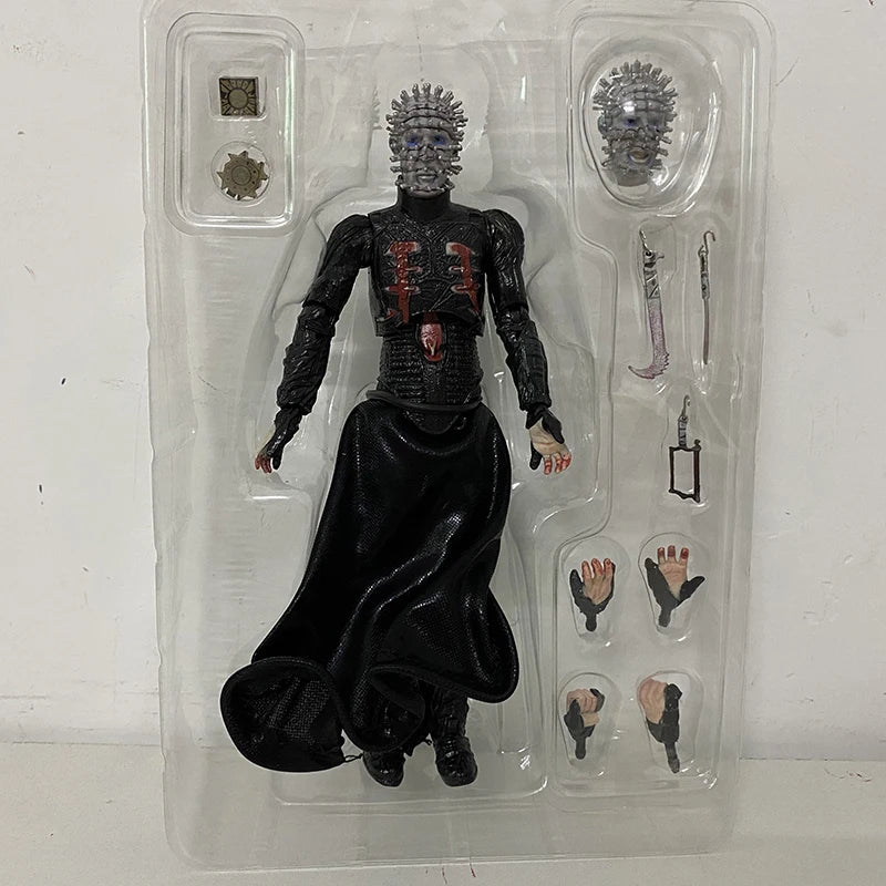 NECA Figure Hellraiser He'll Tear Your Soul Apart Ultimate Pinhead Action Figure PVC Movable Collection Toy Birthday Gifts