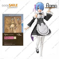 Special Offer GSC Original FIGMA Lahm and Rem 130mm Anime Action Figures Set Collectible Toy for Boys Christmas Gift