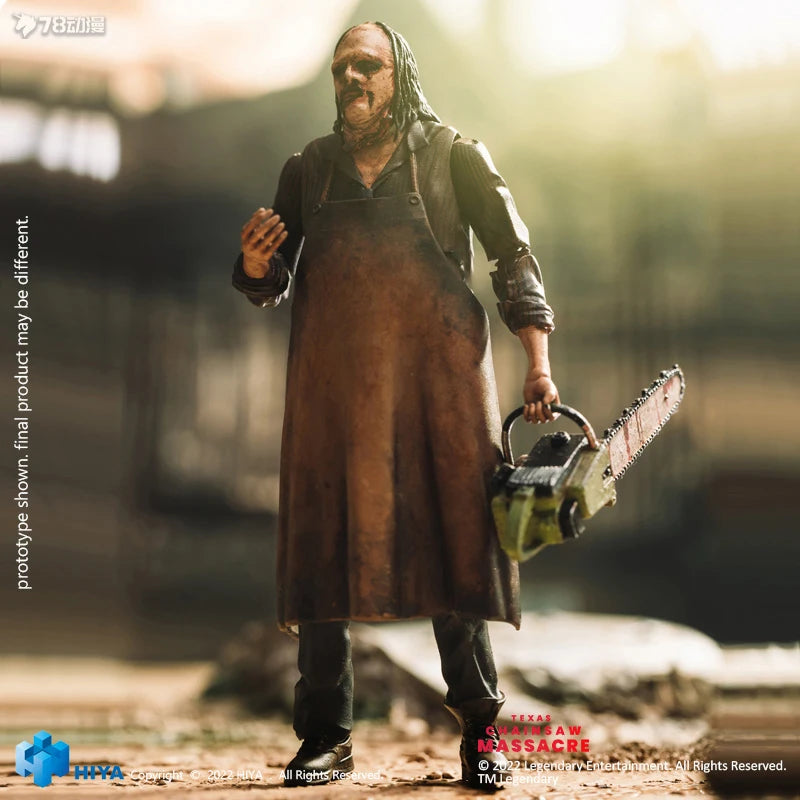 HIYA TOYS  GENUINE ORIGINAL  HIYA FILM SERIES TEXAS CHAINSAW MASSACRE (2022) LEATHERFACE MASSACRE EDITION     Action Figure Toys