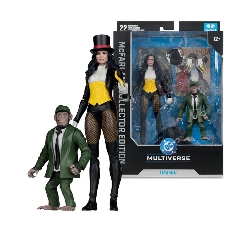 McFarlane Toys Zatanna 18cm Action Figure Collector Edition Gold Label DC Multiverse Zatanna Model Doll