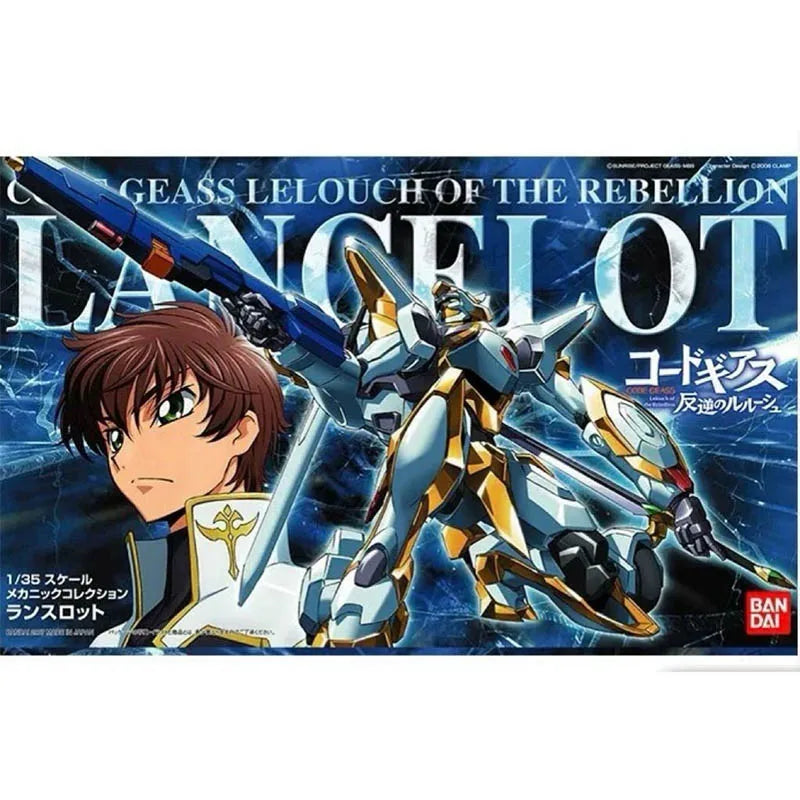 Bandai Gundam HG1/35 Rebellion Lelouch Lancelot anime model toys mobile suit robot model boy gift original box