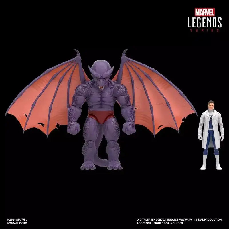 Original Hasbro MARVEL LEGENDS Fantastic Four Dragon Man Anime Figure Model Gift Toy Collection