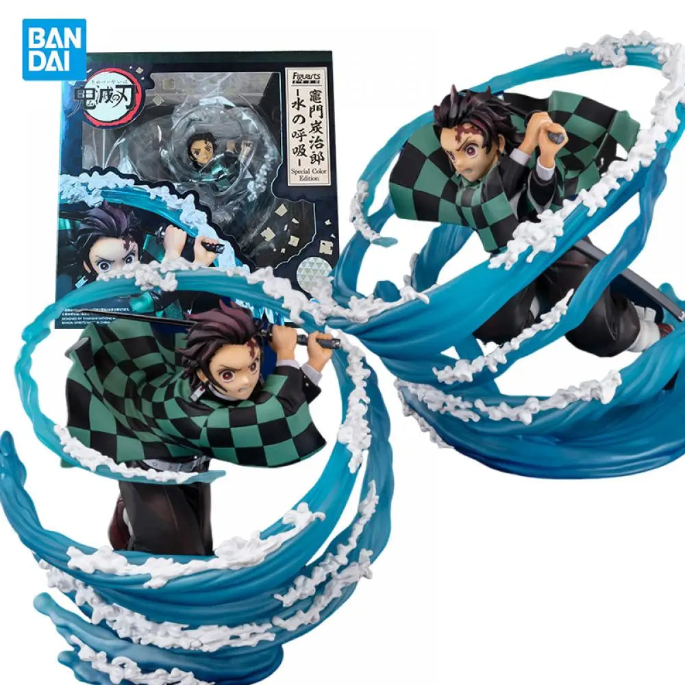Bandai Original Kamado Tanjirou Atem des Wassers Figuarts ZERO Demon Slayer EXTRA BATTLE Anime Peripheriepuppe für Sammler