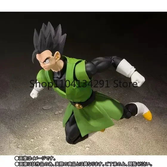 Original Bandai Soul Limited Edition SHF Dragon Ball Masked Saiyan Super Saiyan Gohan Flash Version Birthday Gift  Collectible