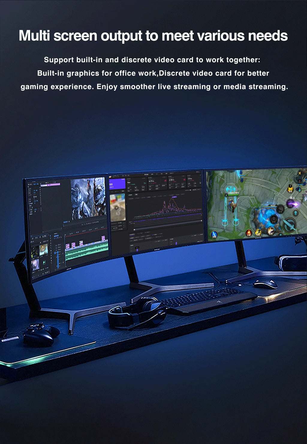 DIY-Gaming-Computer-Motherboard mit Onboard-CPU 13. Core Interpose Kit Q1J1 ES 0000 8C12T DDR4 RAM LGA115X Desktop-PC