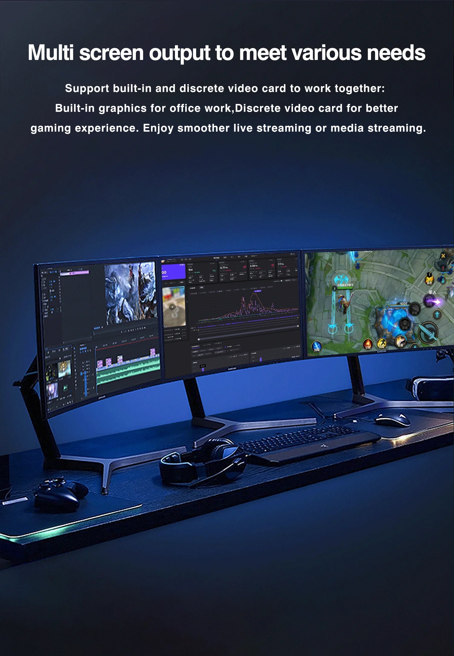 DIY-Gaming-Computer-Motherboard mit Onboard-CPU 13. Core Interpose Kit Q1J1 ES 0000 8C12T DDR4 RAM LGA115X Desktop-PC