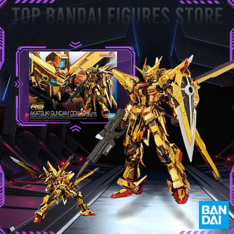 Bandai RG RX-78-2 WING RX-93-V2 UNICORN GOD GUNDAM In stock Anime Original Model Toy Action Figure Robot Collection Toy Gift
