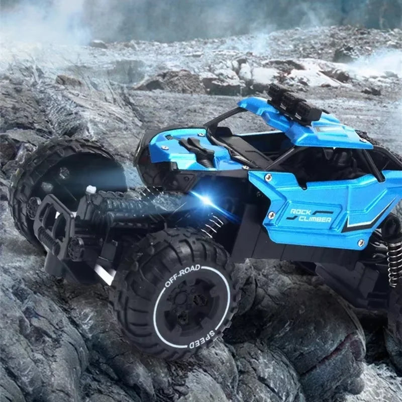 2025 New 2.4G Alloy Electric RC Car High Speed Off Road Racing Vehicle Truck Rechargeable Kids Toy Perfect for Boy  Outdoor Play