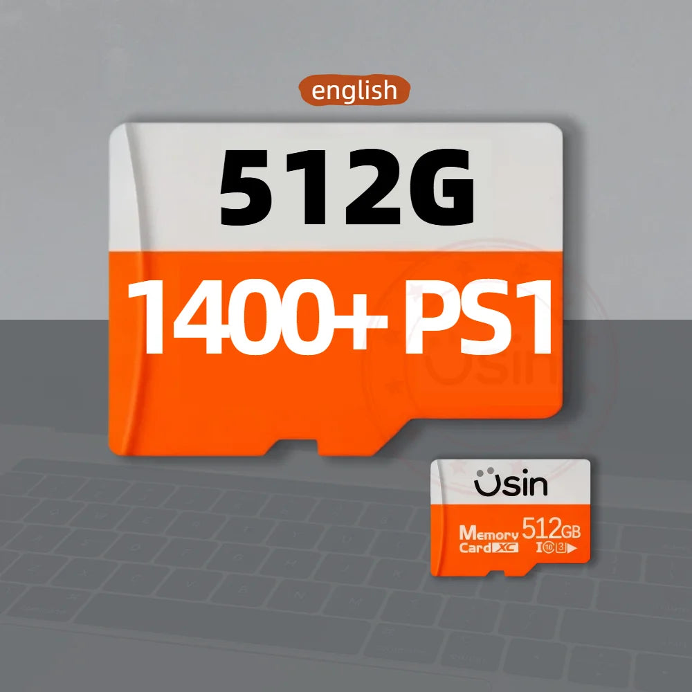 Game SD Card For Anbernic RG Rotate RGROTATE Memory TF Android Portable Handheld Retro Gaming Console 512G 256G 128G 64G