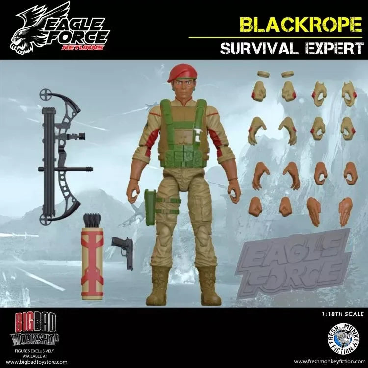 In Stock Fresh Monkey Fiction Eagle Force 4 Inch 1 18 Scale 2025 Fall Wave Action Figure Set Ninja Space Ape Captain Hunter