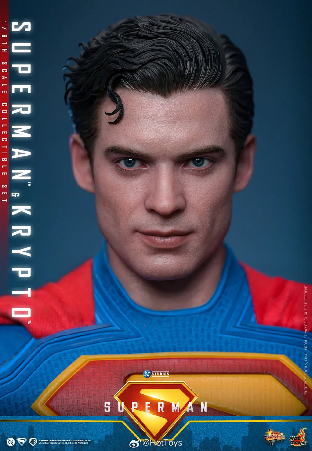 In Stock HotToys MMS812 Superman Krypto 1/6 Soldier Figure Animation Action Figure Toy Gift Model Collection