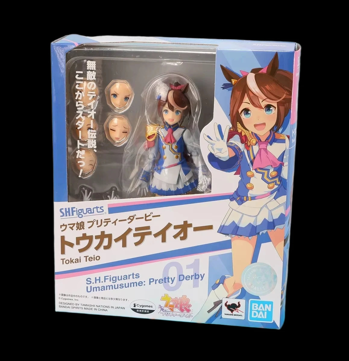 BANDAI Original S.H.Figuarts Umamusume Pretty Derby Tokai Teio  Action Figure Assembly Model Toys Collectible Model Ornaments