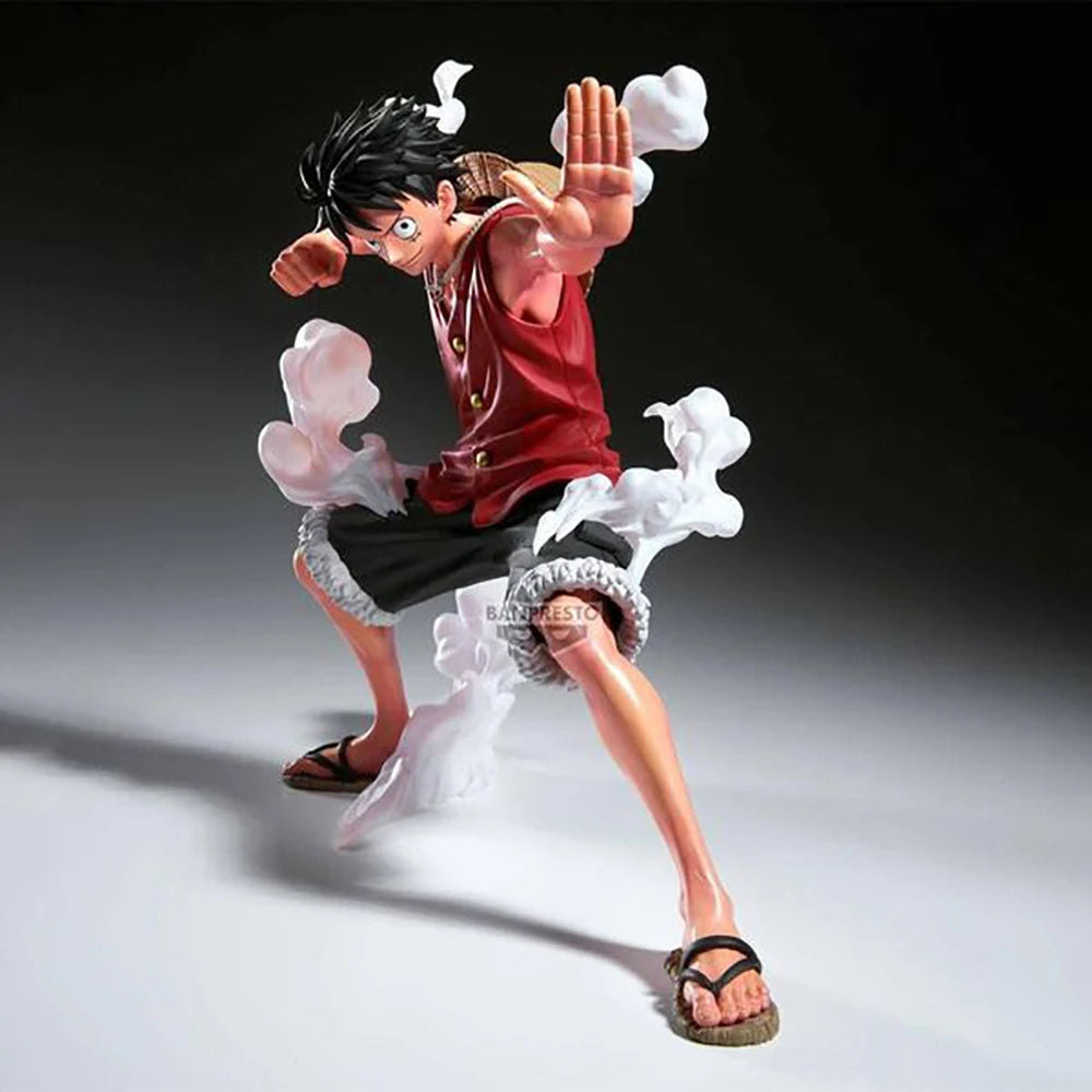Original Banpresto ONE PIECE MAXIMATIC PLUS Monkey D. Luffy I Action Anime Figure Children's Collectible Model Ornaments