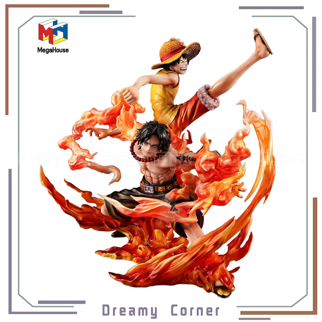 【In Stock】Original MegaHouse POP ONE PIECE Monkey D. Luffy PORTGAS.D.ACE Brotherhood 20th LIMITED Ver.