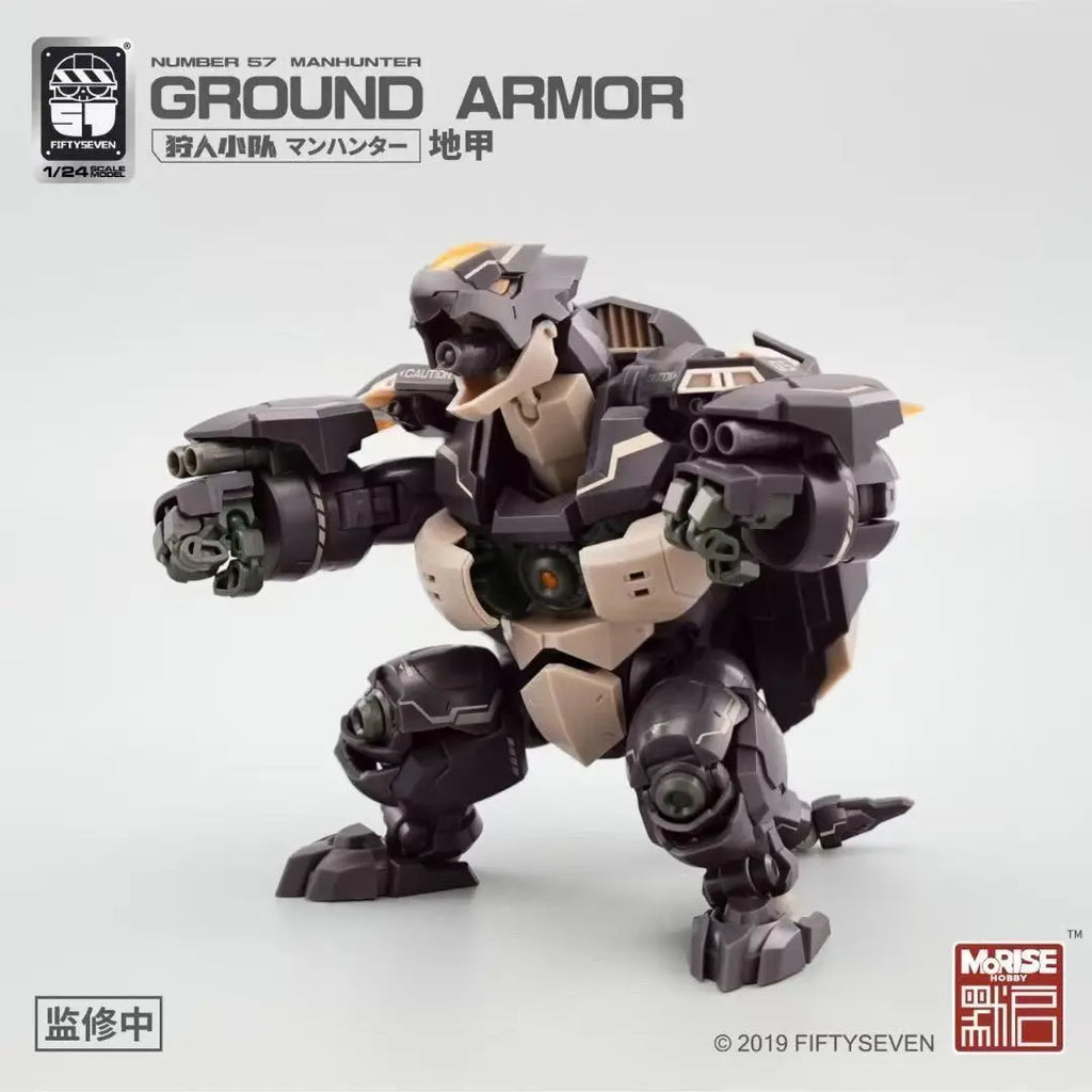 FIFTYSEVEN Number 57 No.57 Manhunter GROUND ARMOR PATINA Edition Turtle 1:24 Assemble Model in 3 Turtles Action Figures Toy Gift