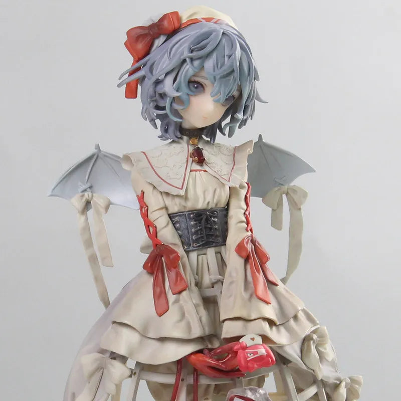 Touhou Project Remilia Scarlet Anime Short Hair Girl Action Figure Statue Desktop Decoration For Anime Fans Collection Model