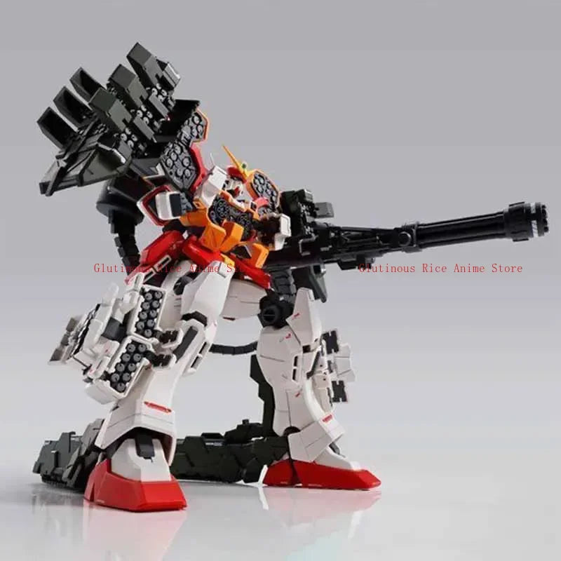 In stock Bandai Gundam MG XXXG-01H HEAVYARMS EW 1/100 Prototype Kit Action Anime Assembly Decorative Art Model