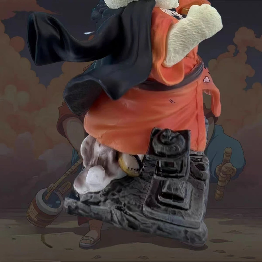 Anime One Piece Figure Q Version Kimono Bepo Pvc Cartoon Statue Figure Model Collection Desk Decor Toys Doll Birthday Gifts