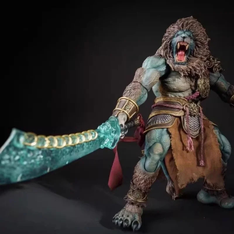 Nottaa Ym005 1/12 Shiziling Leopard Double Headed Action Figure Mythical Soldier Statue Model Toy Series Gift Collection