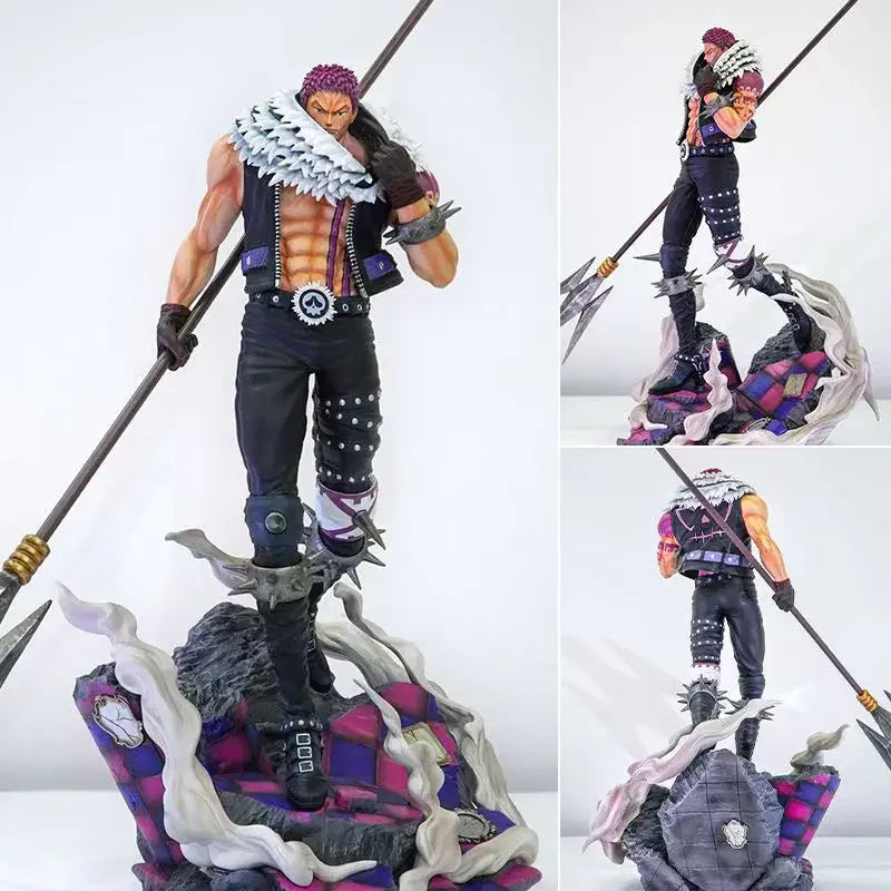 40 cm One Piece Whitebeard Pirates Figur Kampf Edward Newgate Statue Gk White Beard Figur Gear 4 Luffy Kuma Bartholemew Spielzeug