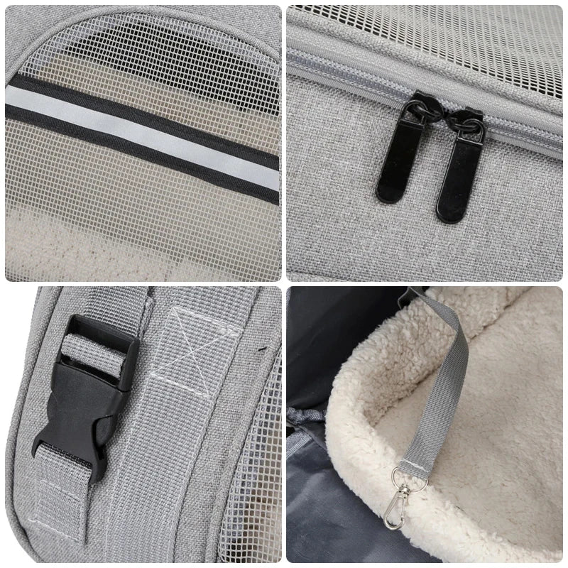 Cat Bags Portable Dog Carrier Bag Mesh Breathable Foldable Cats Carrier Bag Travel Breathable Transport Handbag Pet Travel Bags