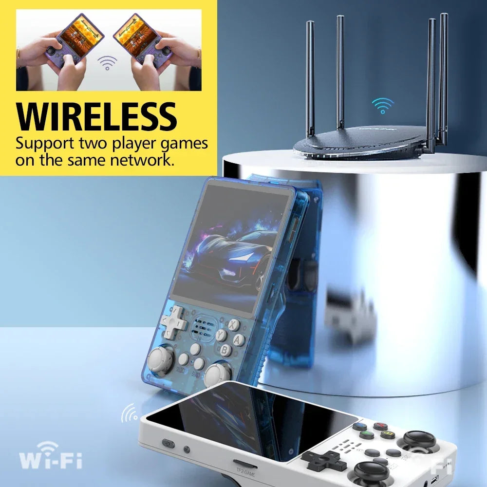 BOYHOM R36 Plus Retro Handheld Game Console Linux 64-bit System 4" IPS Screen RK3326 Portable Pocket Video Player R36PLUS Games