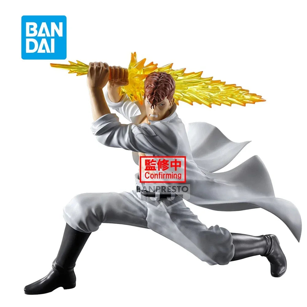 Original Bandai Yuyu Hakusho Kuwabara Kazuma Ankoku Bujutsukai Actionfigur PVC Modell Sammlerspielzeug 14 cm
