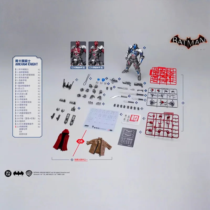In Stock Yuanye Culture Batman Arkham Knight Assembly Model Kit High Quality Collectible Action Figure Model Gifts