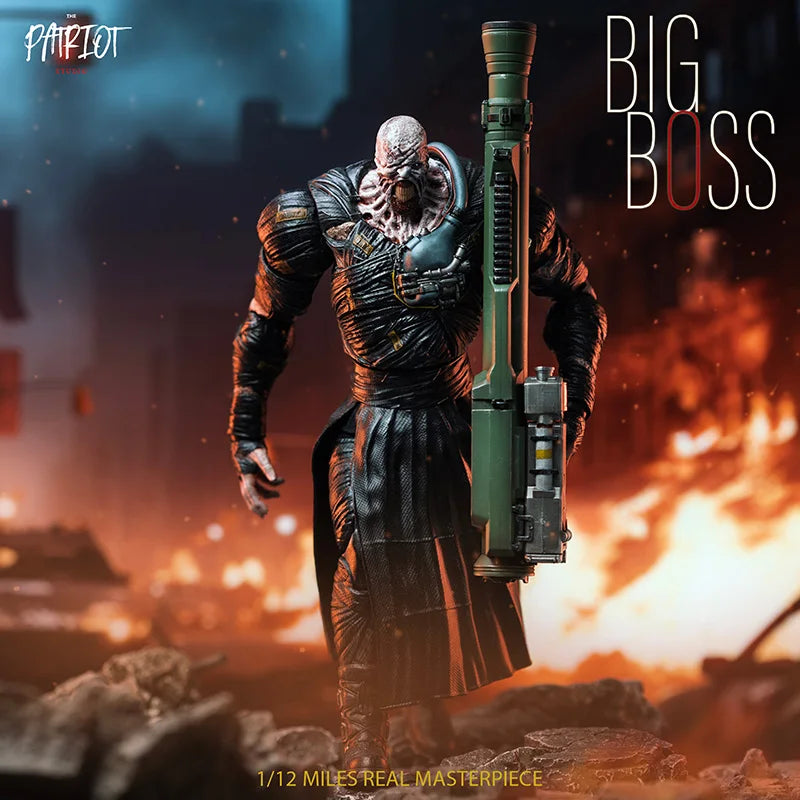 Patriot Studio Original Nemesis Tracker BIG BOSS 1/12 Action Peripheral Figure Toys for Boys Gifts Collectible Model Ornaments