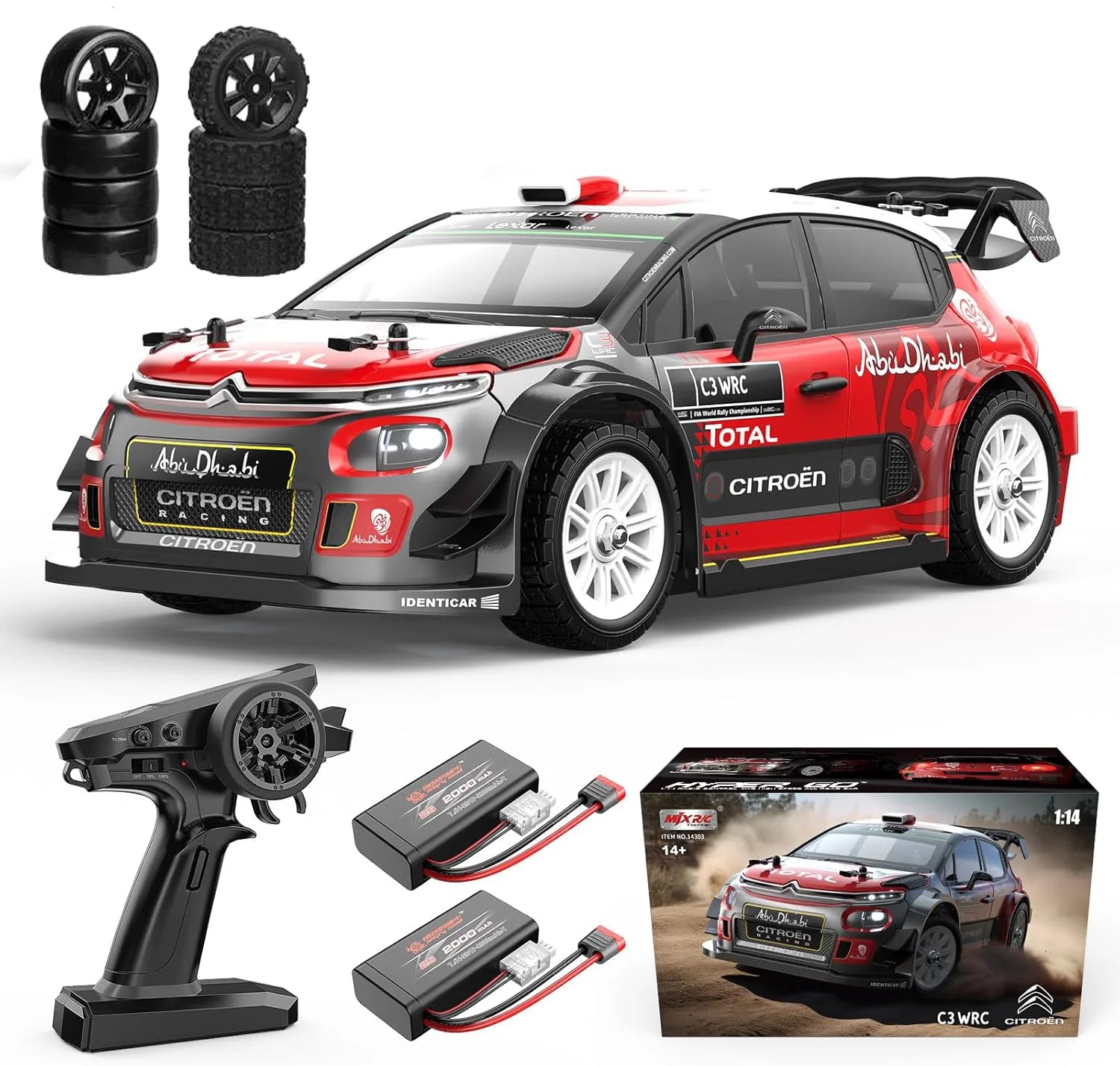 MJX Hyper Go 14303 1/14 4WD RC Дрифт Кола 65 км/ч Безчеткова 2.4G Кола с дистанционно управление 4WD Офроуд Високоскоростни RC Колички Камион Играчки