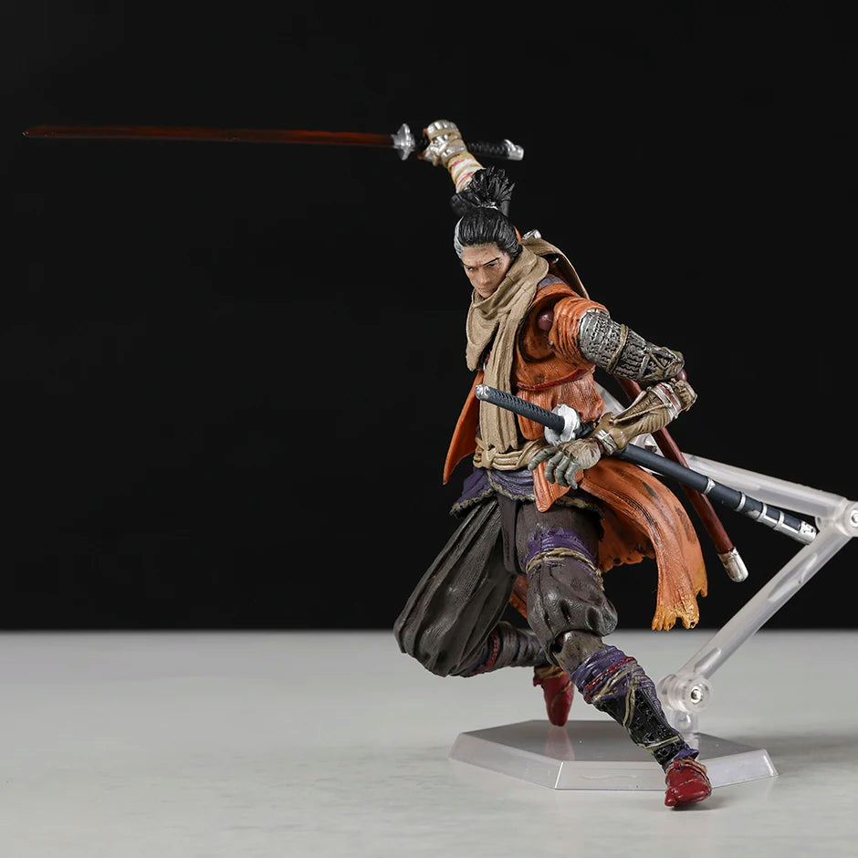 Figma Shadows Die Twice 483-DX Sekiro Actionfigur, Sammlerstück, bewegliche Gelenke, Modellspielzeug