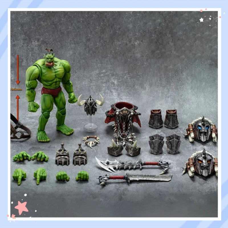 Mithril No.02 Orc Berserker Action Figure 1/10 Scale Poseable Guardian Of The Horde Collectible Model Gift For Collectors