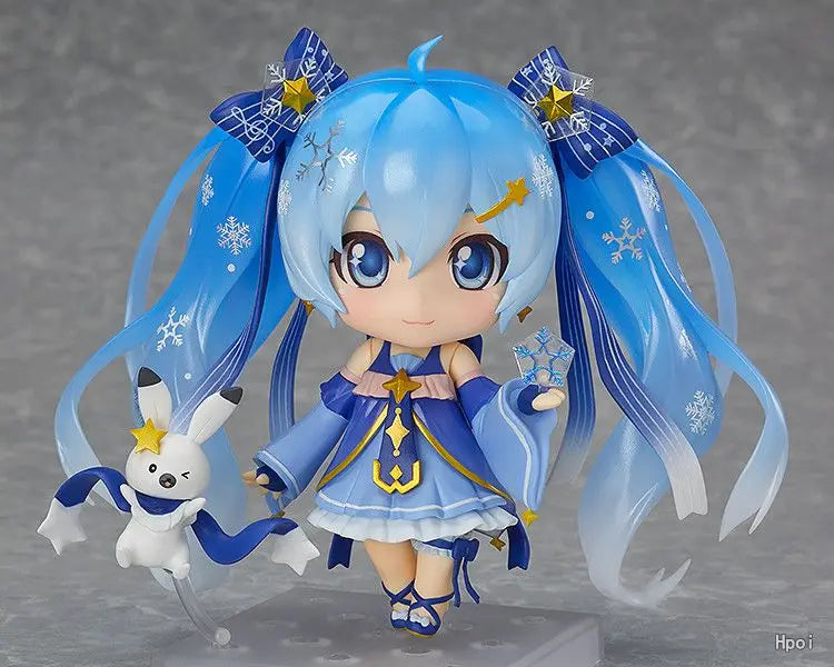 In Stock  GSC NENDORON 701 VOCALOID Hatsune Miku Yuki Hatsune 2017 Action figures Anime  Model Toys Gifts