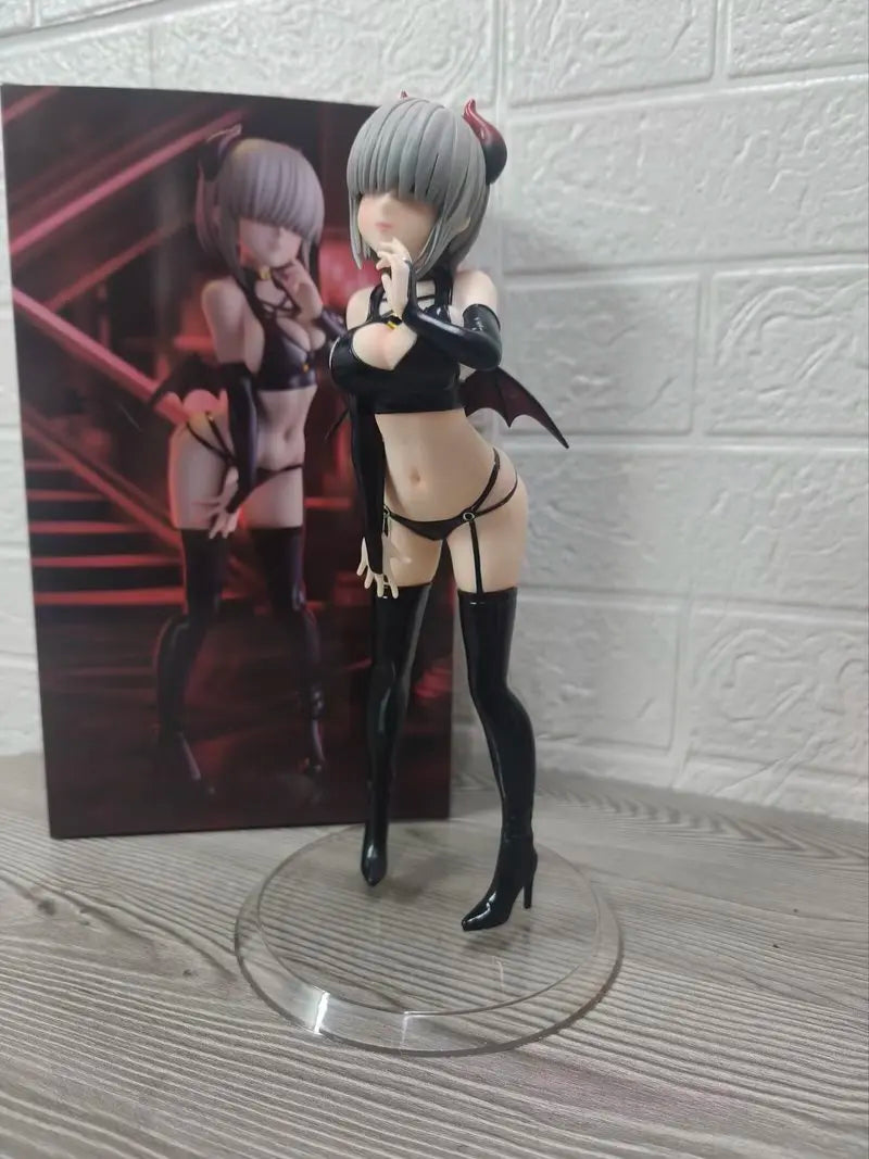 New 28cm Little Devil Uzaki Yanagi Anime Girl Figure Uzaki Chan Wants To Play Pvc Collectible Peripherals For Adult Collection