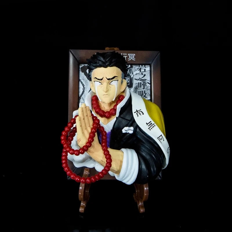 Demon Slayer Actionfigur Kanroji Mitsuri Rengoku Kyoujurou Kreativität Fotorahmen Kühlschrankmagnet Ornament 10 cm