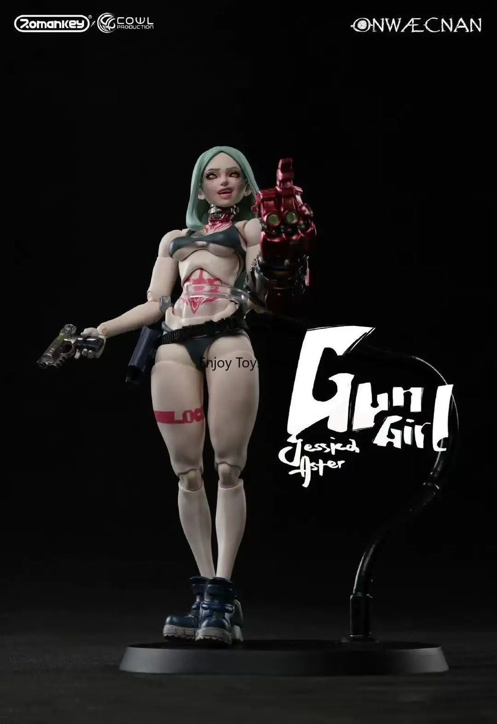 In stock Gun Girl Jessica Rebecca 1/12 Deluxe Edition Action Figure Model