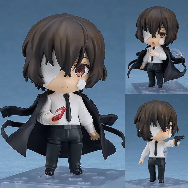 10CM Q-version Bungo Stray Dogs Nendoroid KO Articulated Action Figures Model Kit Desktop Ornament Collectible Toys Statue Gift