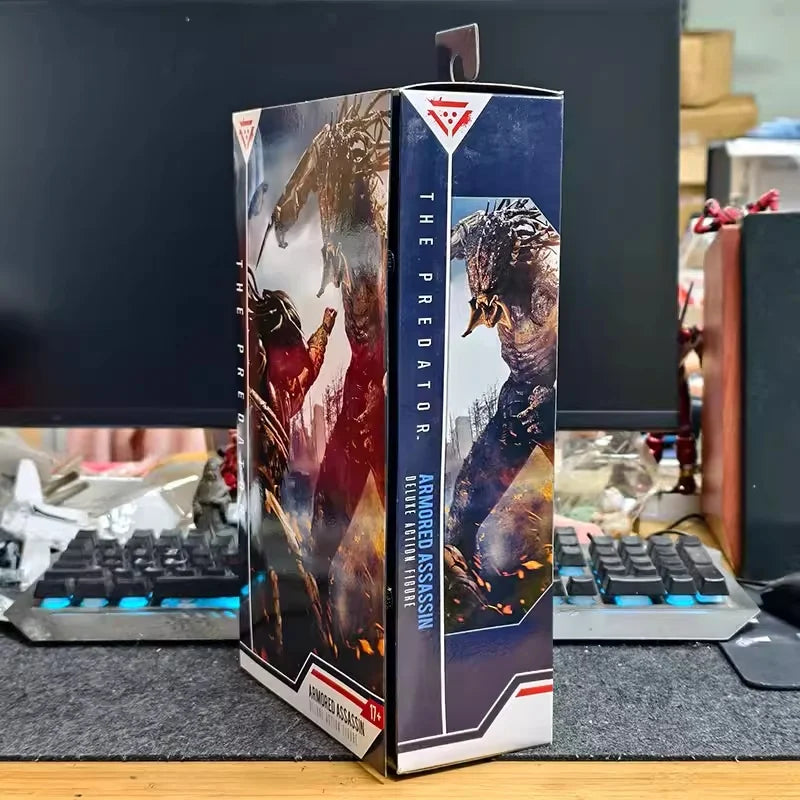 NECA Armored Assassin Predator Figure Hunter The Predator Action Figuras Manga Figurine 2018 Movie Anime 7-Inch Model Toys Gift