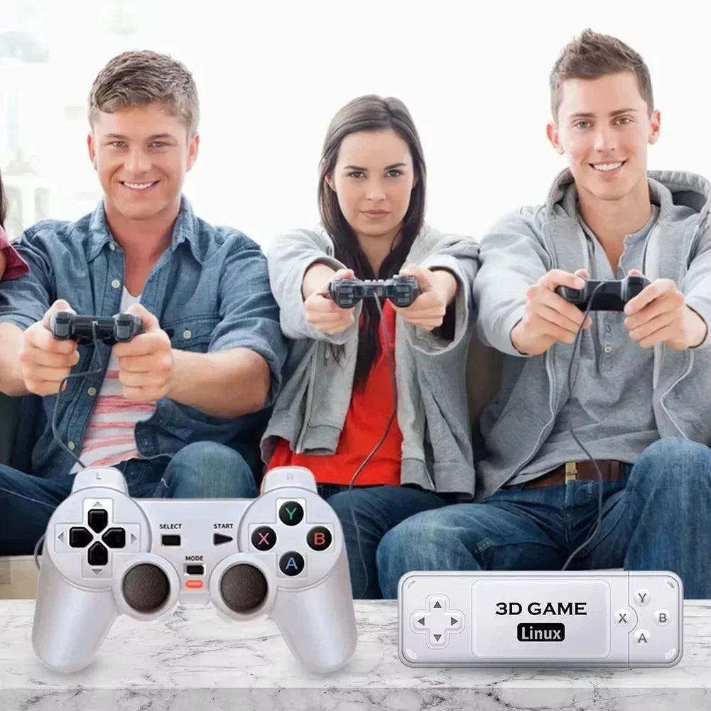 Y6 Retro Game Console 4K 60fps HDMI Output Low Latency GD10 TV Game Stick Dual Handle Portable Home Game Console for GBA